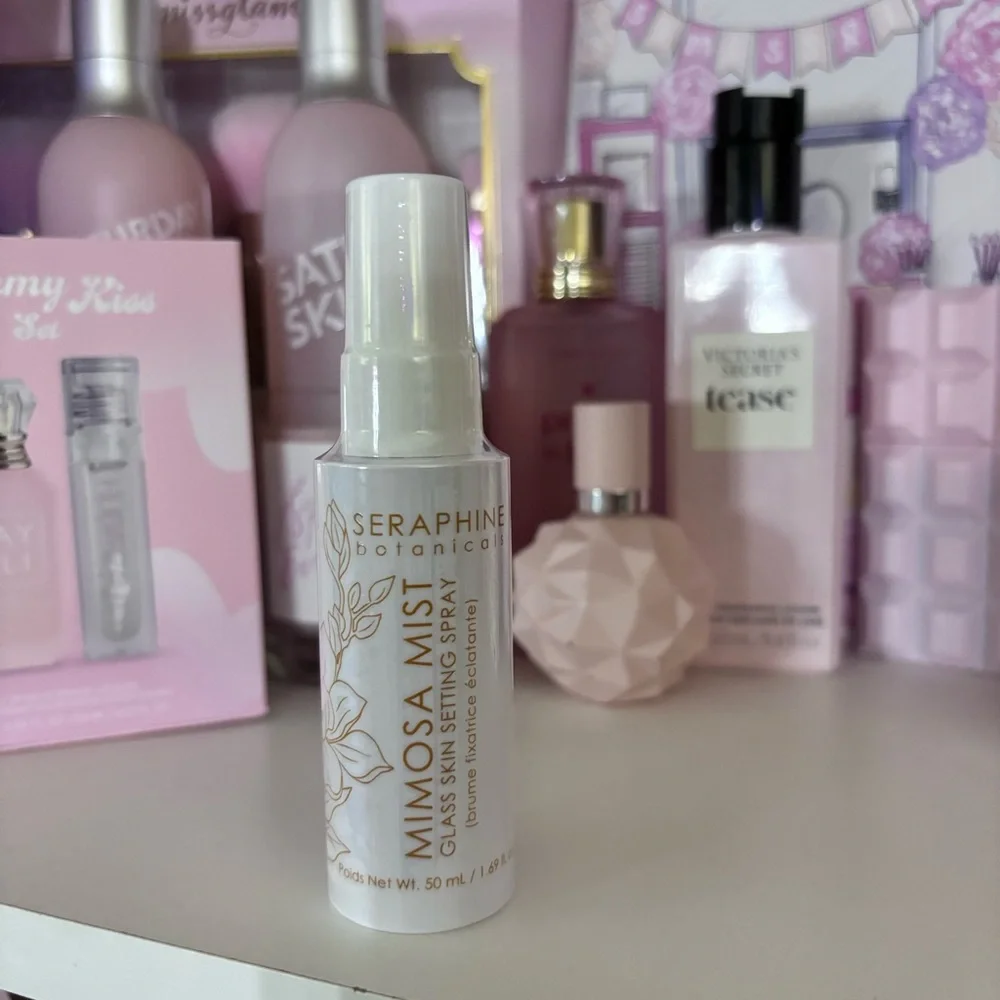 💝NEW Seraphine Botanicals Mimosa Mist Glass Skin Setting Spray💝
